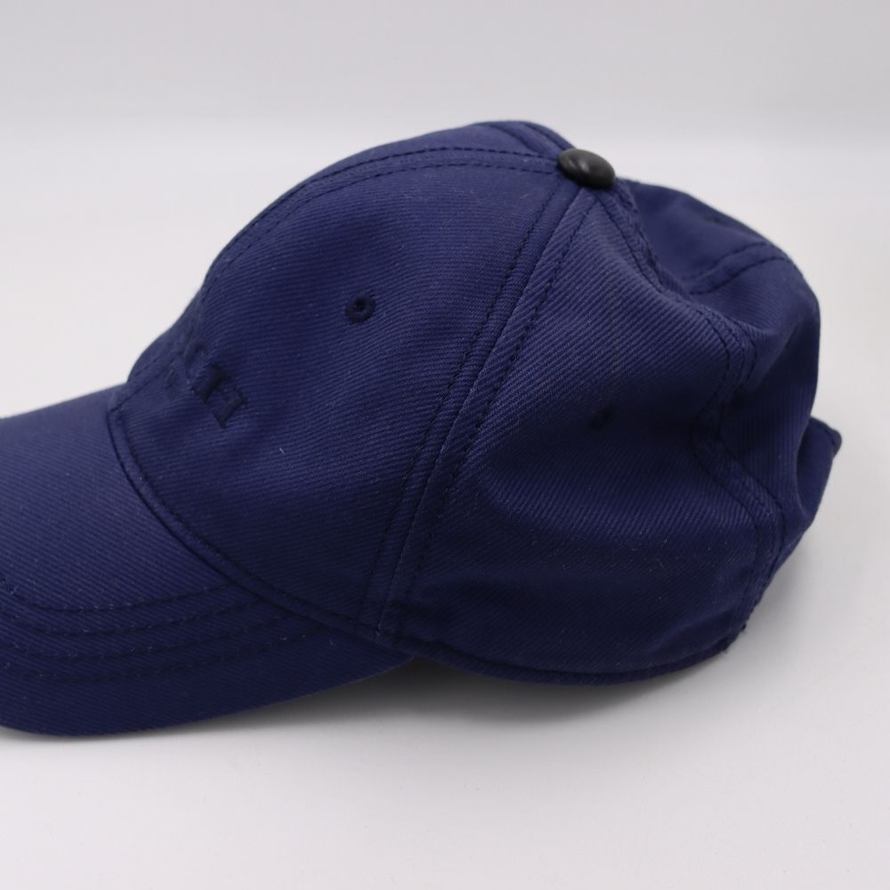 Coach Navy Blue Vintage Y2K Hat Cap Lid Adjustable OS Hat - Picture 6 of 10